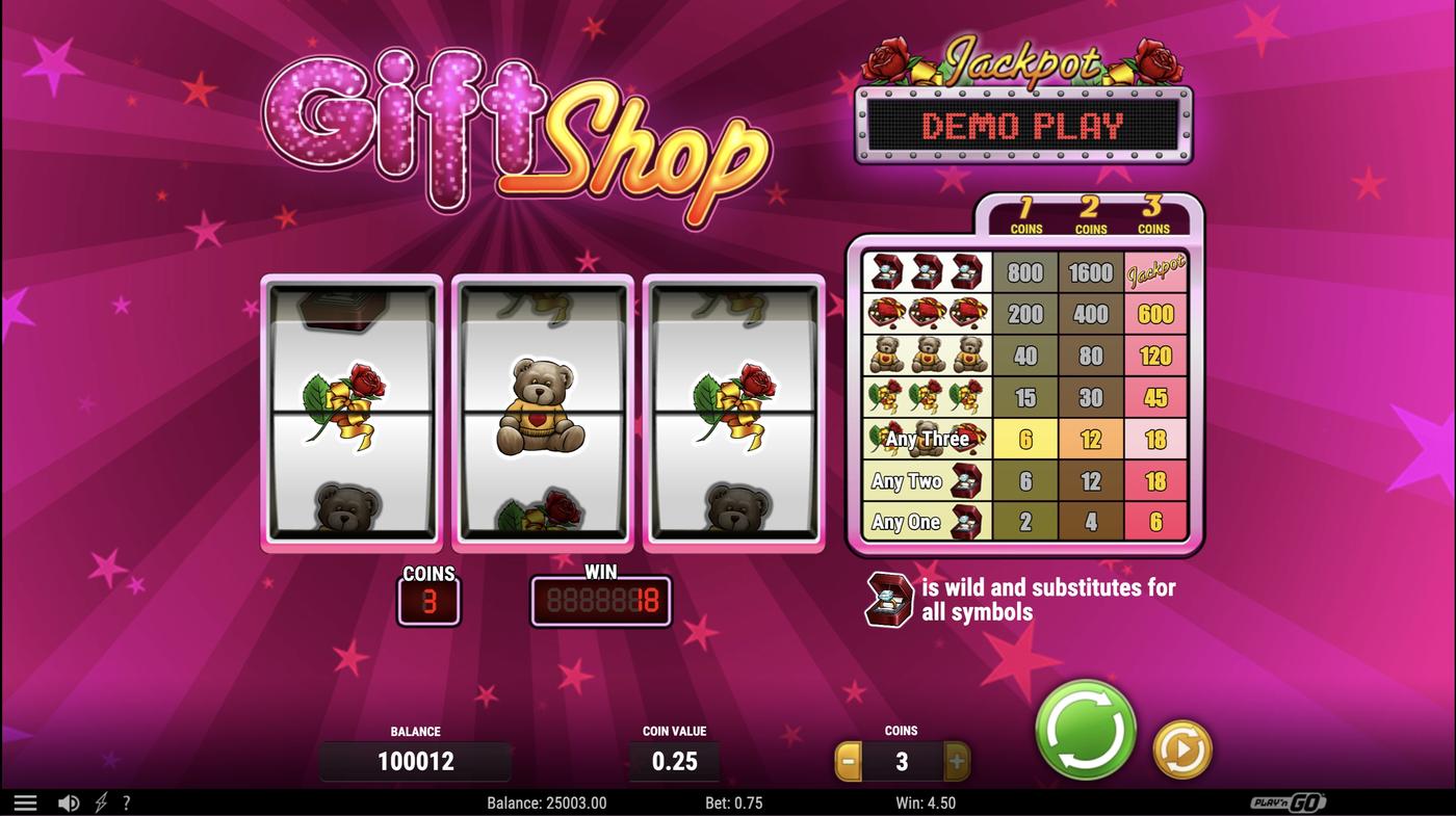 Gift Shop: image of winning