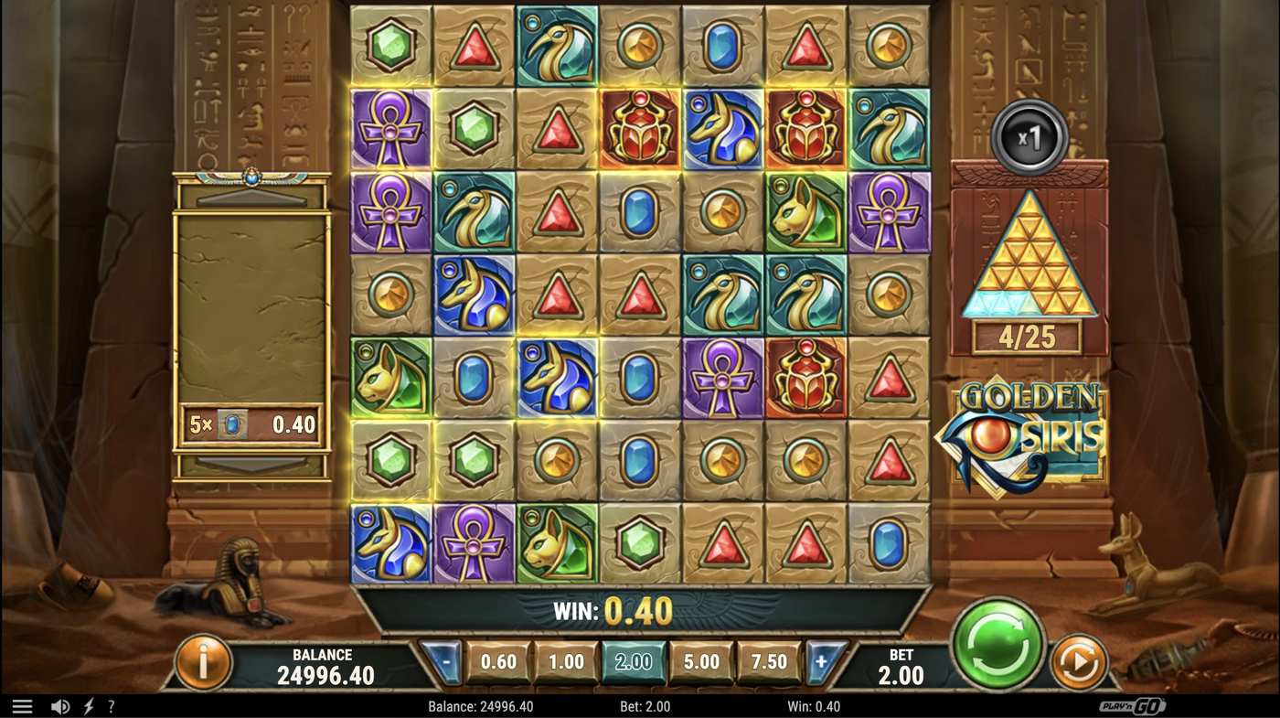 Golden Osiris: image of winning