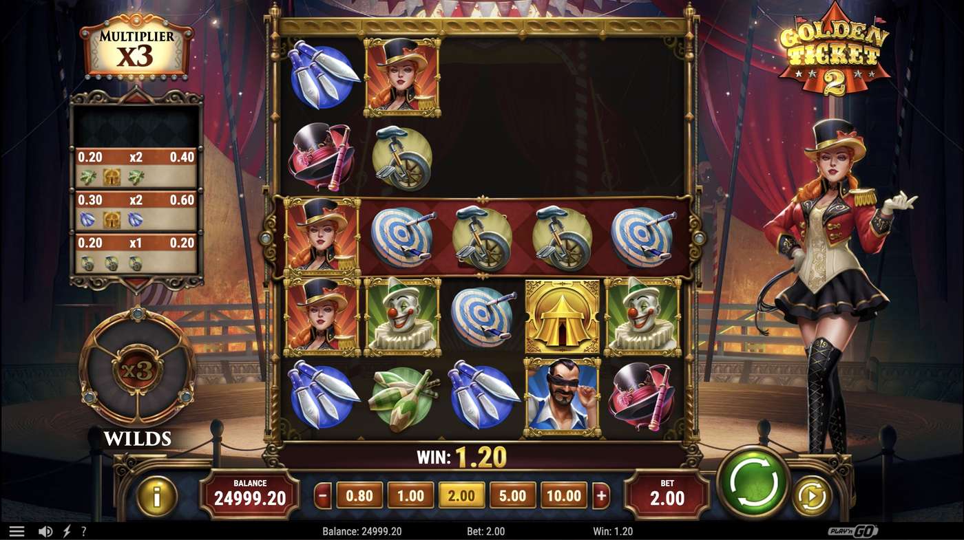 Golden Ticket 2: image of winning