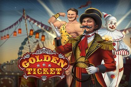 Golden Ticket Online Slot Logo
