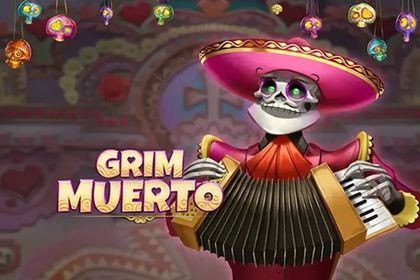 Grim Muerto Online Slot Logo