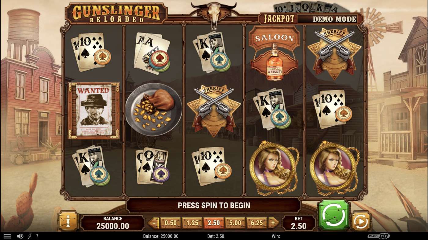 Gunslinger: Reloaded: image of main menu