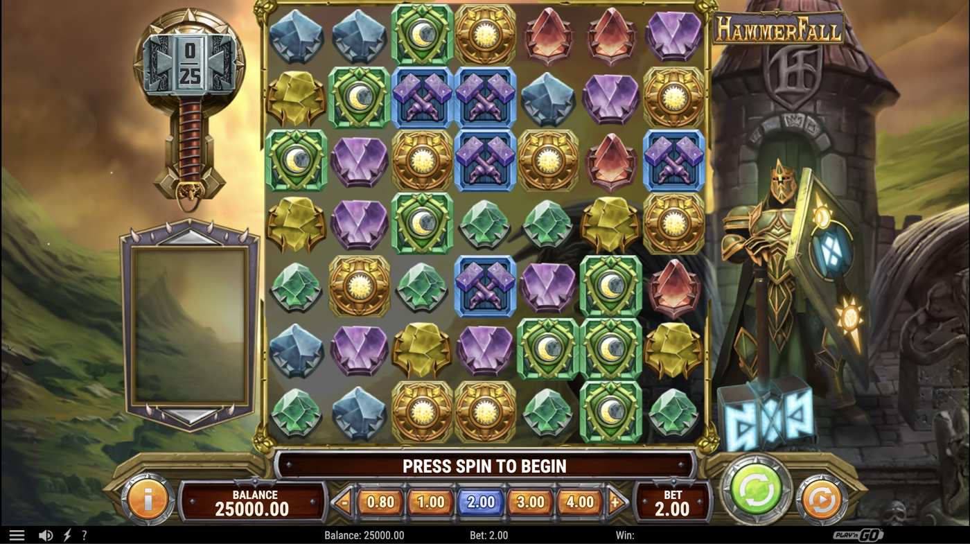 HammerFall: image of main menu