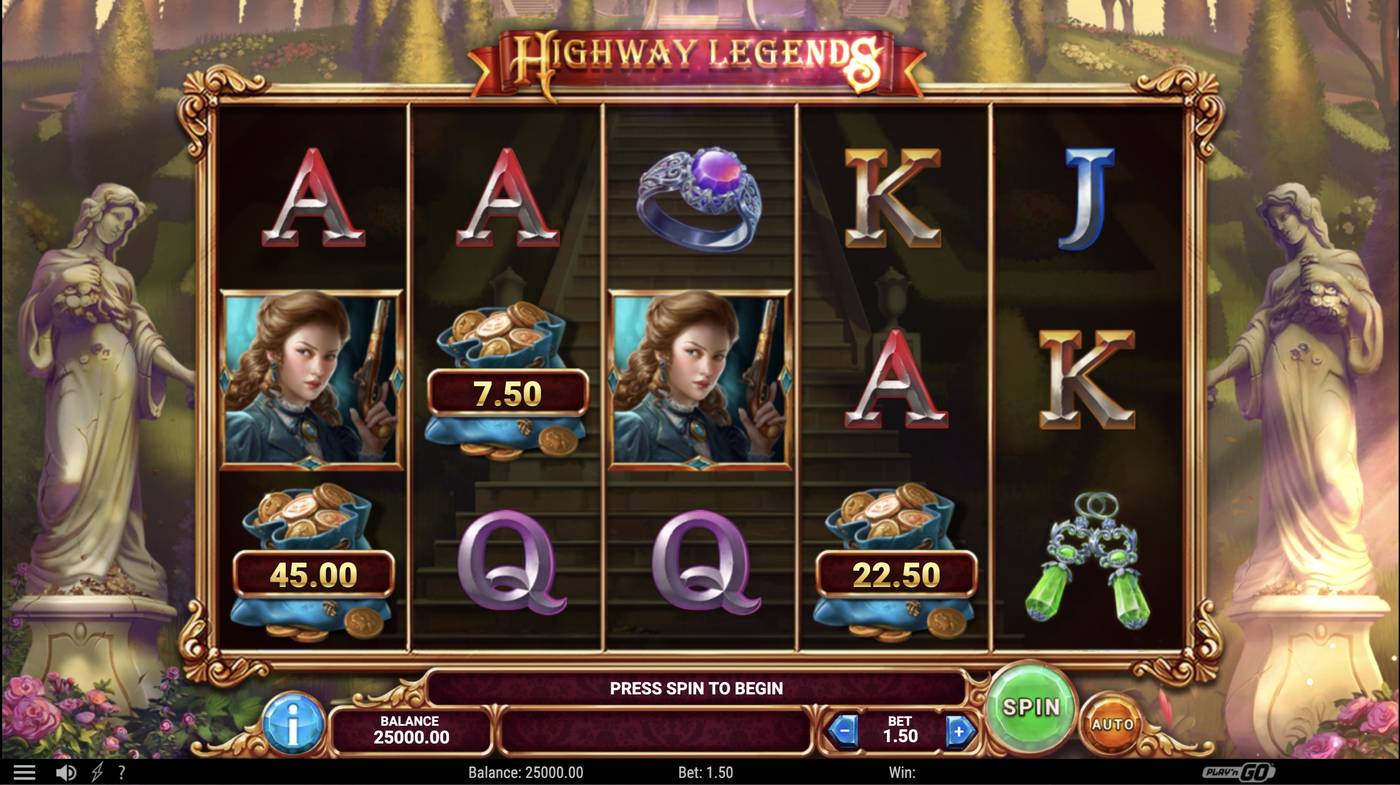 Highway Legends: image of main menu