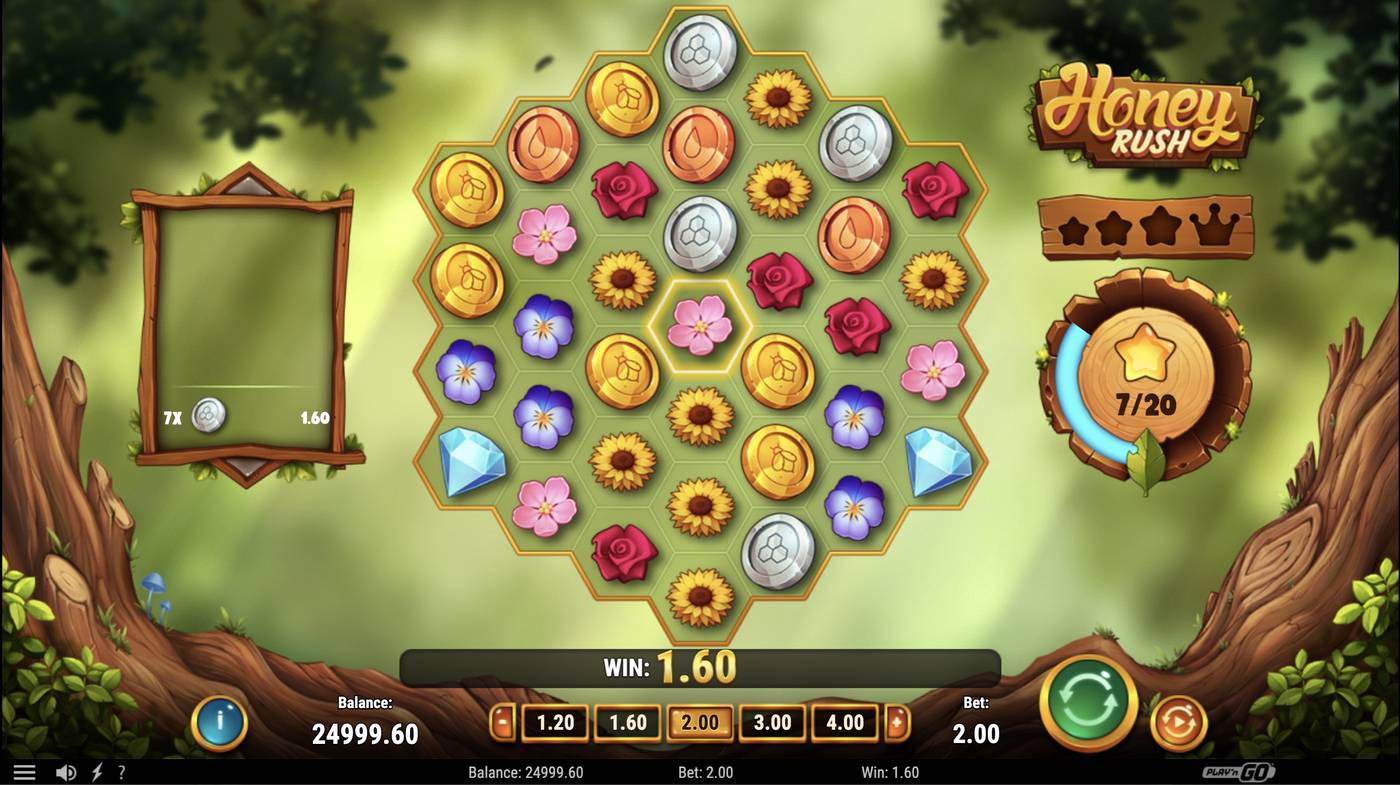 Honey Rush: image of winning