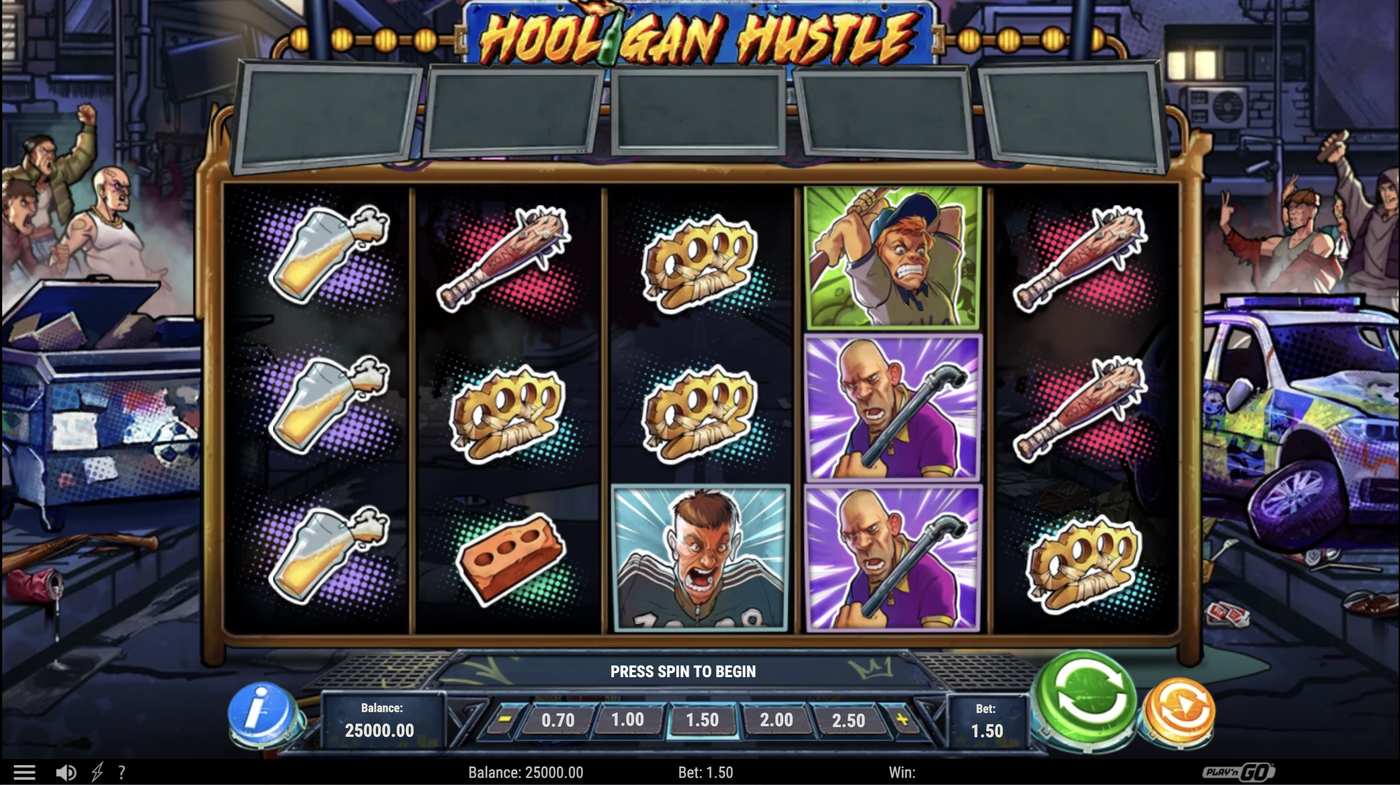 Hooligan Hustle: image of main menu