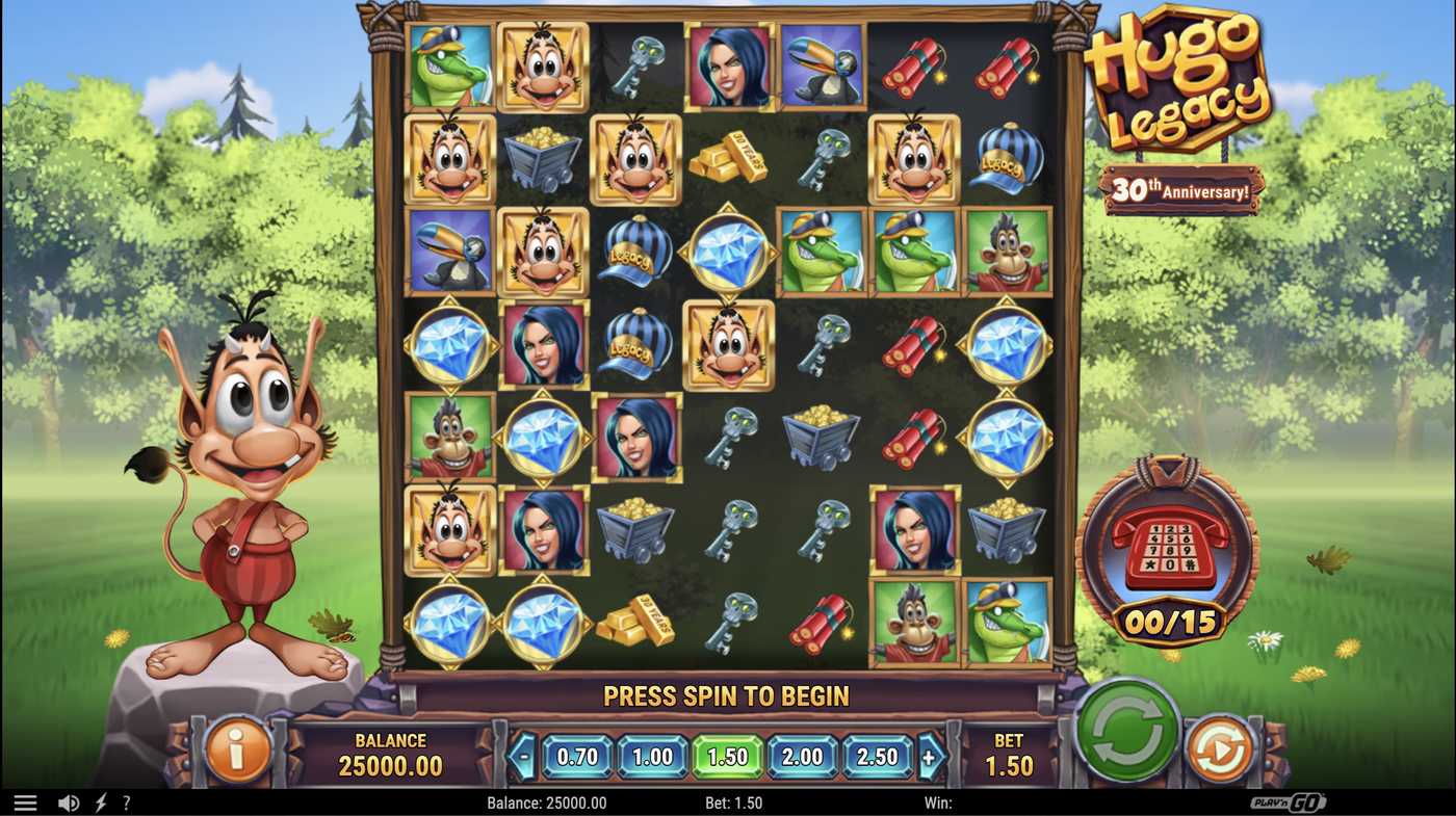 Hugo Legacy: image of main menu