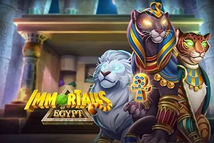 ImmorTails of Egypt Online Slot Logo