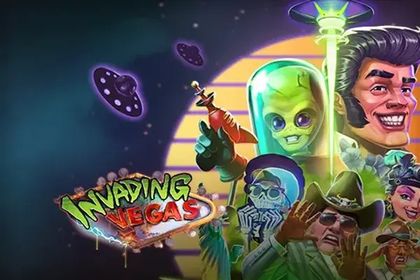 Invading Vegas Online Slot Logo
