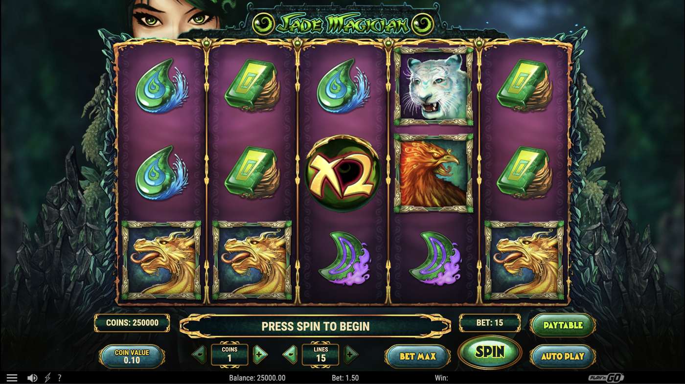 Jade Magician: image of main menu