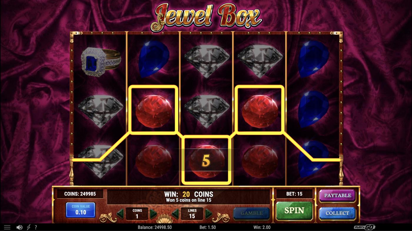 Jewel Box: image of winning