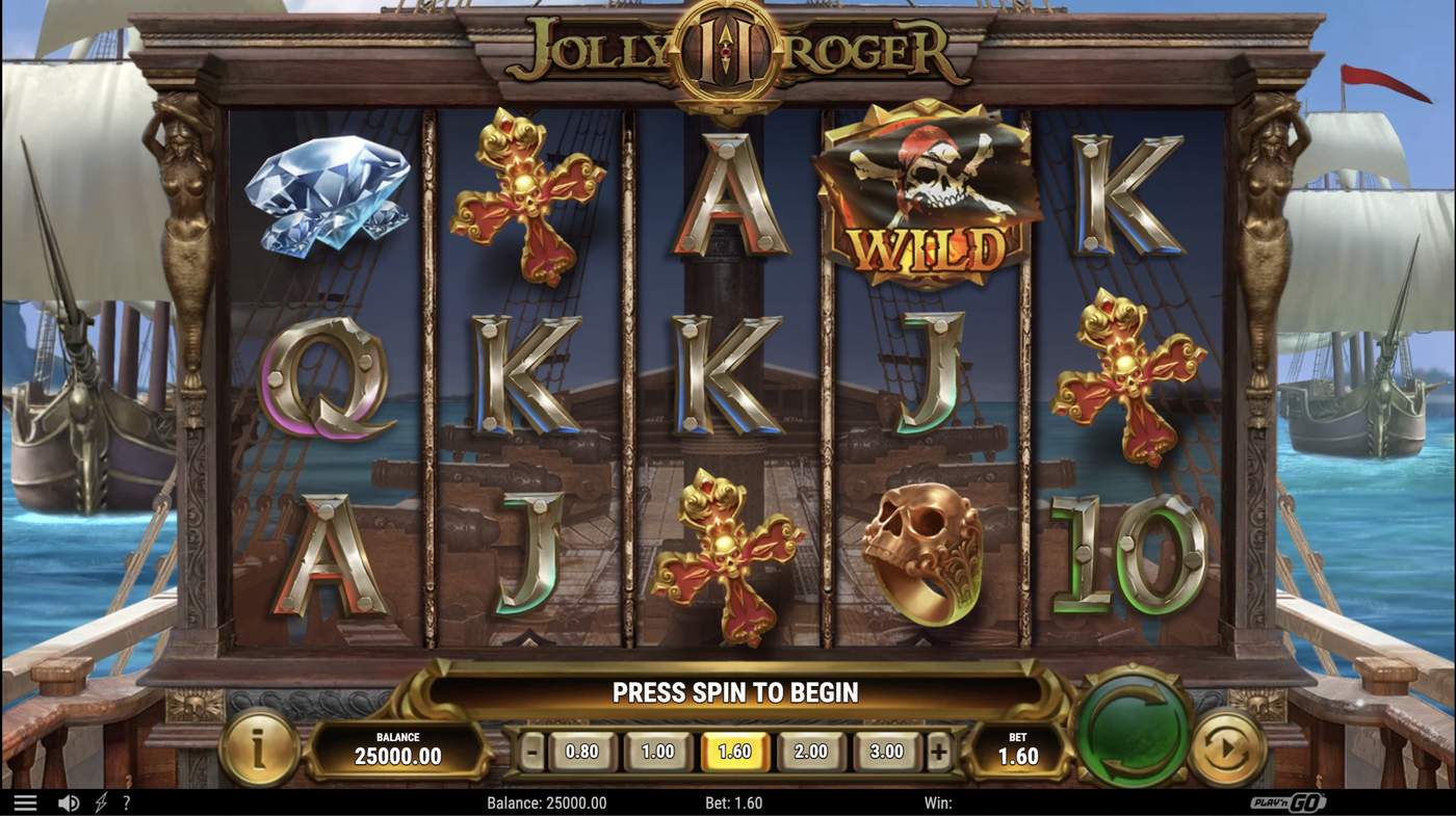 Jolly Roger 2: image of main menu