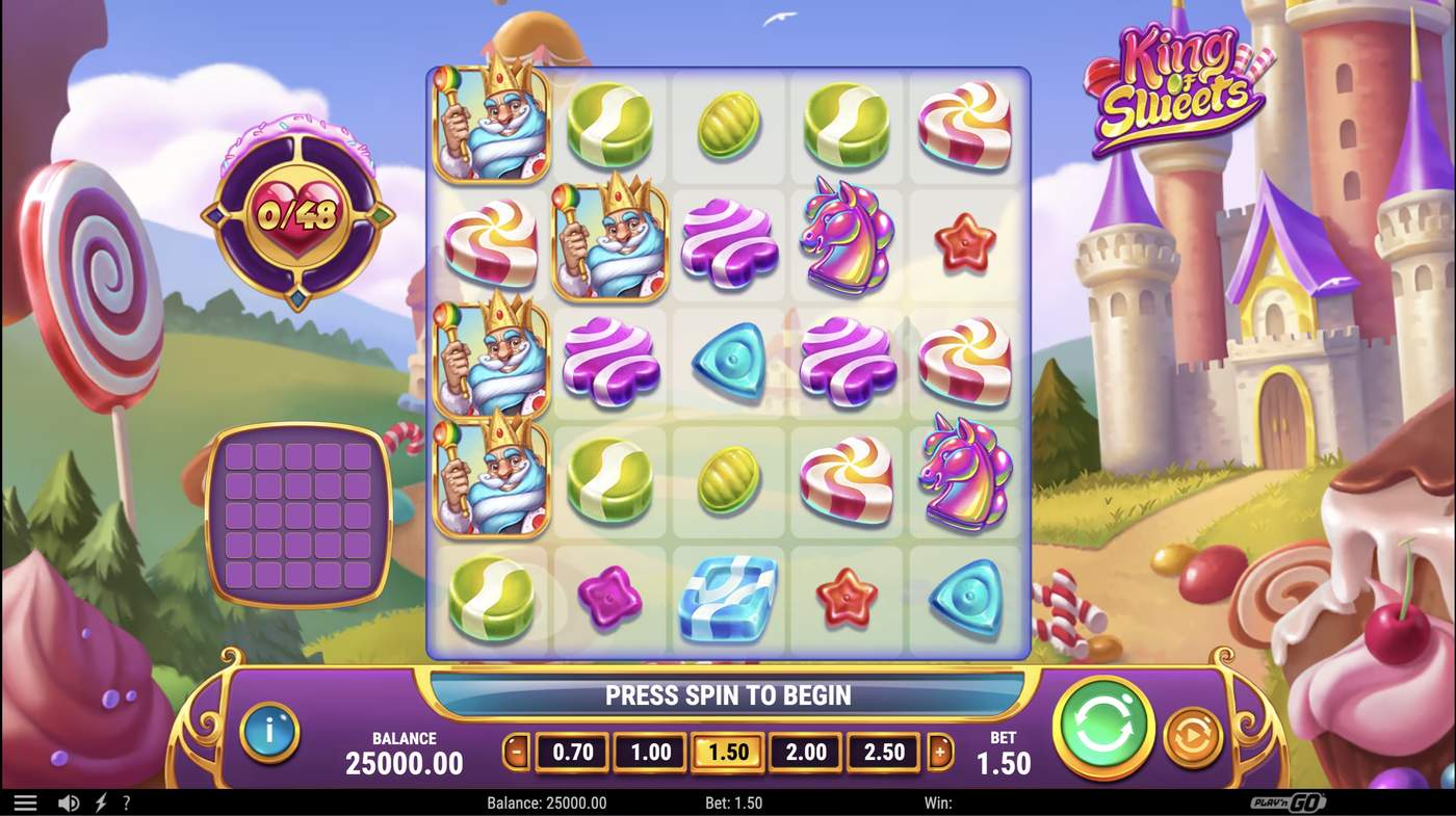 King of Sweets: image of main menu