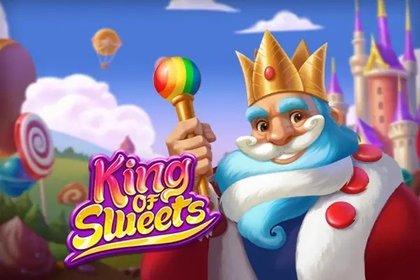 King of Sweets Online Slot Logo