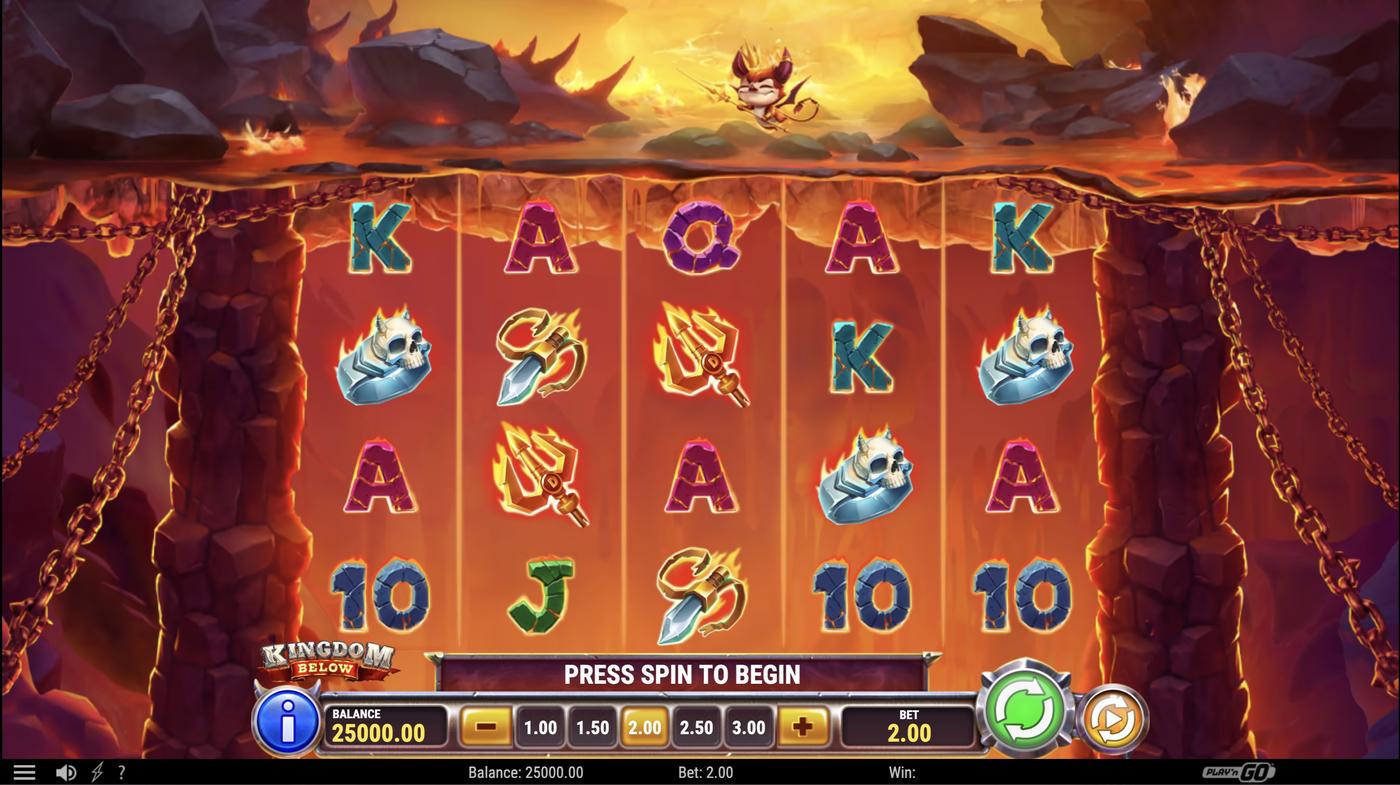 Kingdom Below: image of main menu