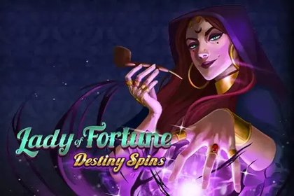 Lady of Fortune Destiny Spins Online Slot Logo