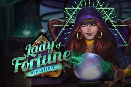 Lady of Fortune Remastered Online Slot Logo