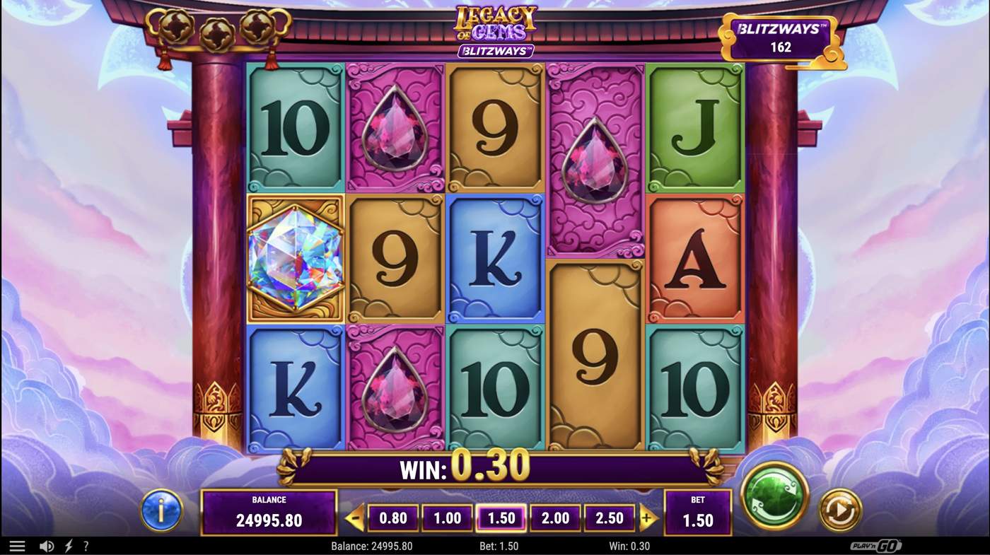 Legacy of Gems Blitzways: image of winning