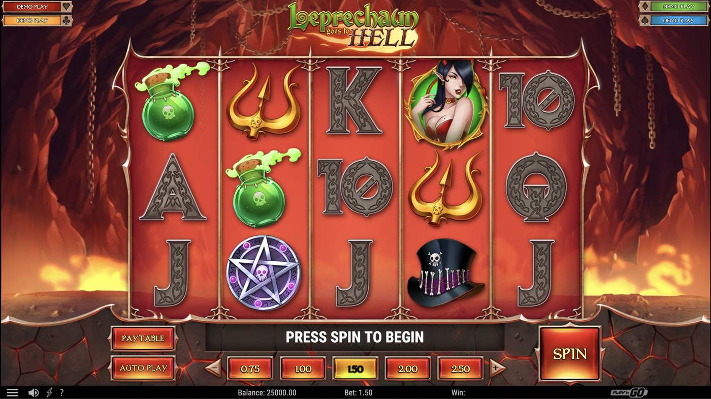 Leprechaun Goes to Hell: image of main menu