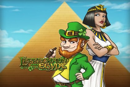 Leprechaun goes Egypt Online Slot Logo