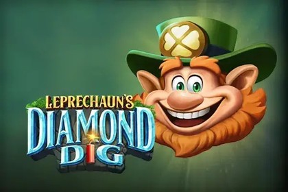 Leprechaun's Diamond Dig Online Slot Logo