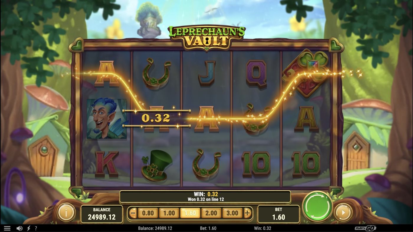 Leprechaun's Vault: image of winning