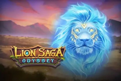 Lion Saga Odyssey Online Slot Logo