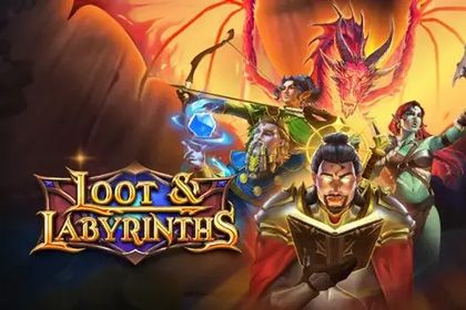 Loot & Labyrinths Online Slot Logo
