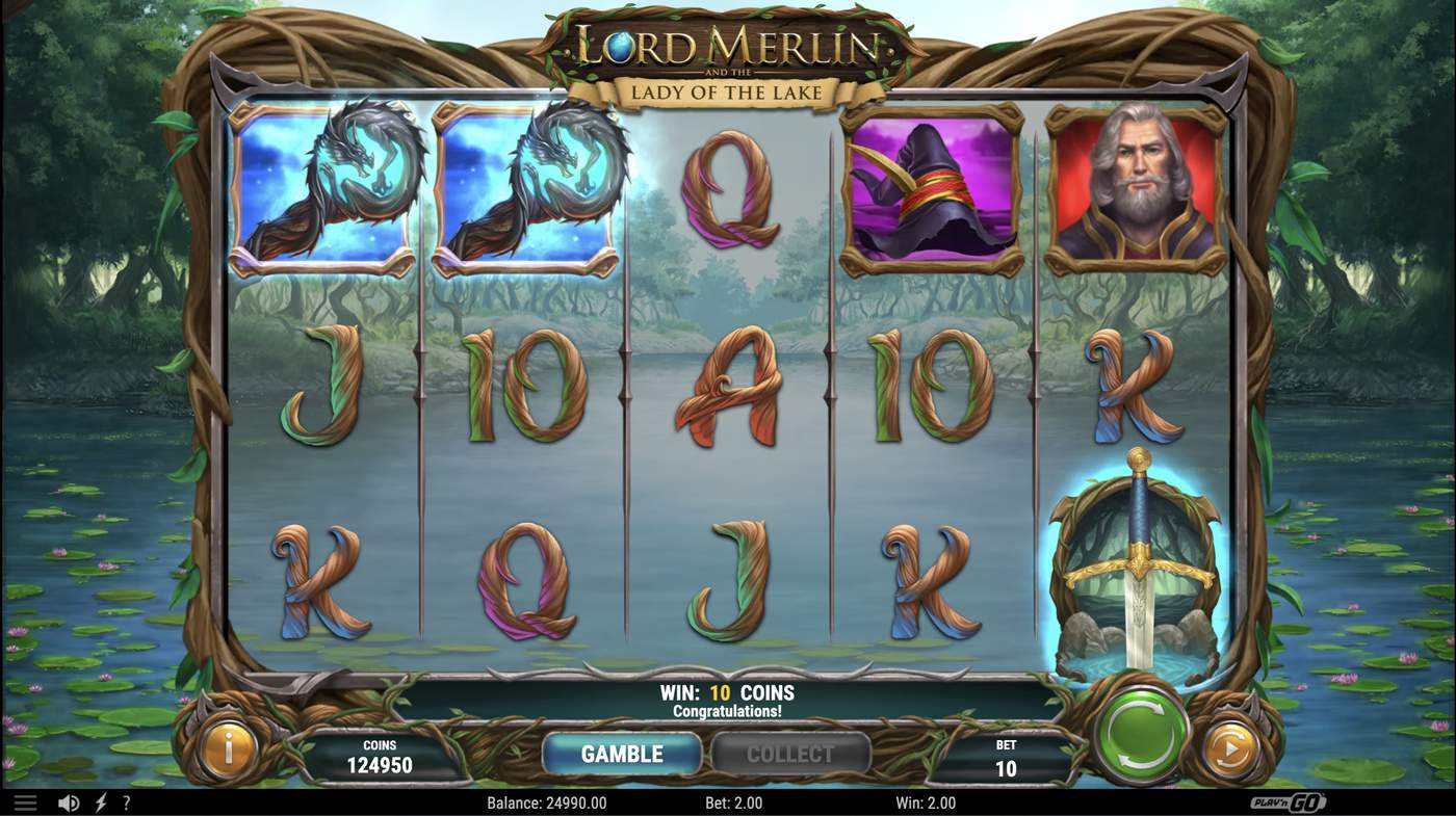 Lord Merlin and The Lady of The Lake: image of winning