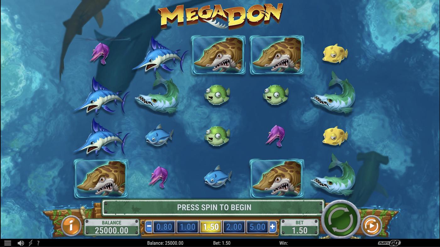 Mega Don: image of main menu