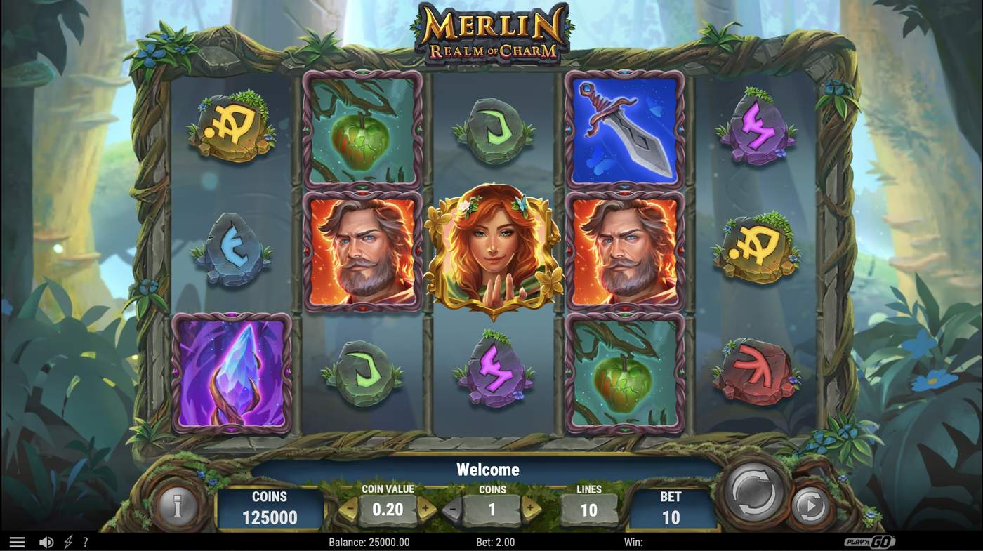 Merlin Realm of Charm: image of main menu