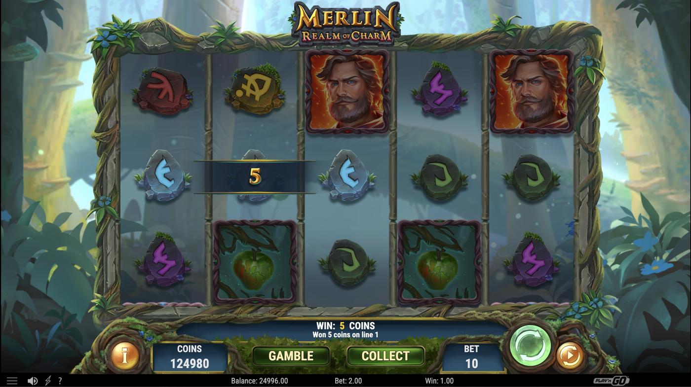Merlin Realm of Charm: image of winning