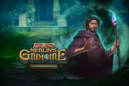 Merlin's Grimoire Online Slot Logo