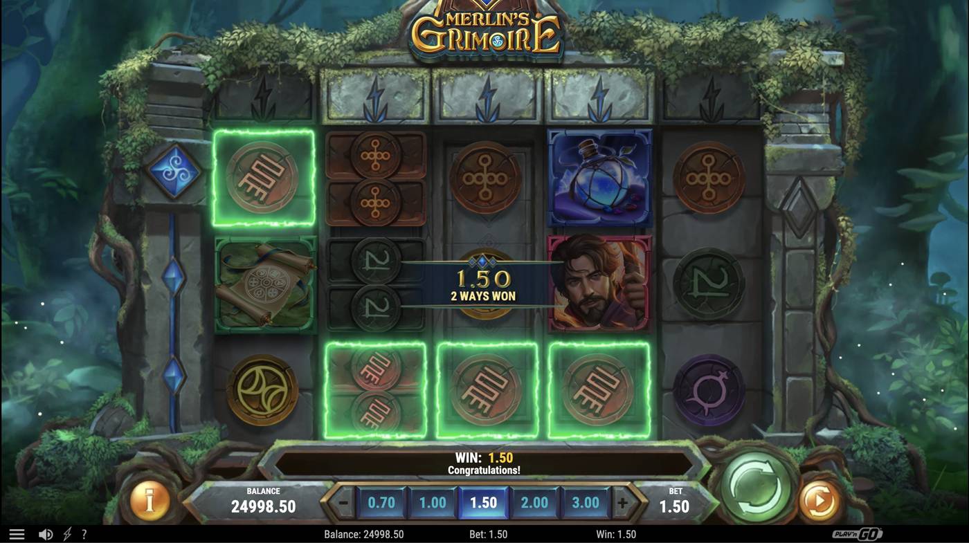 Merlin's Grimoire: image of winning