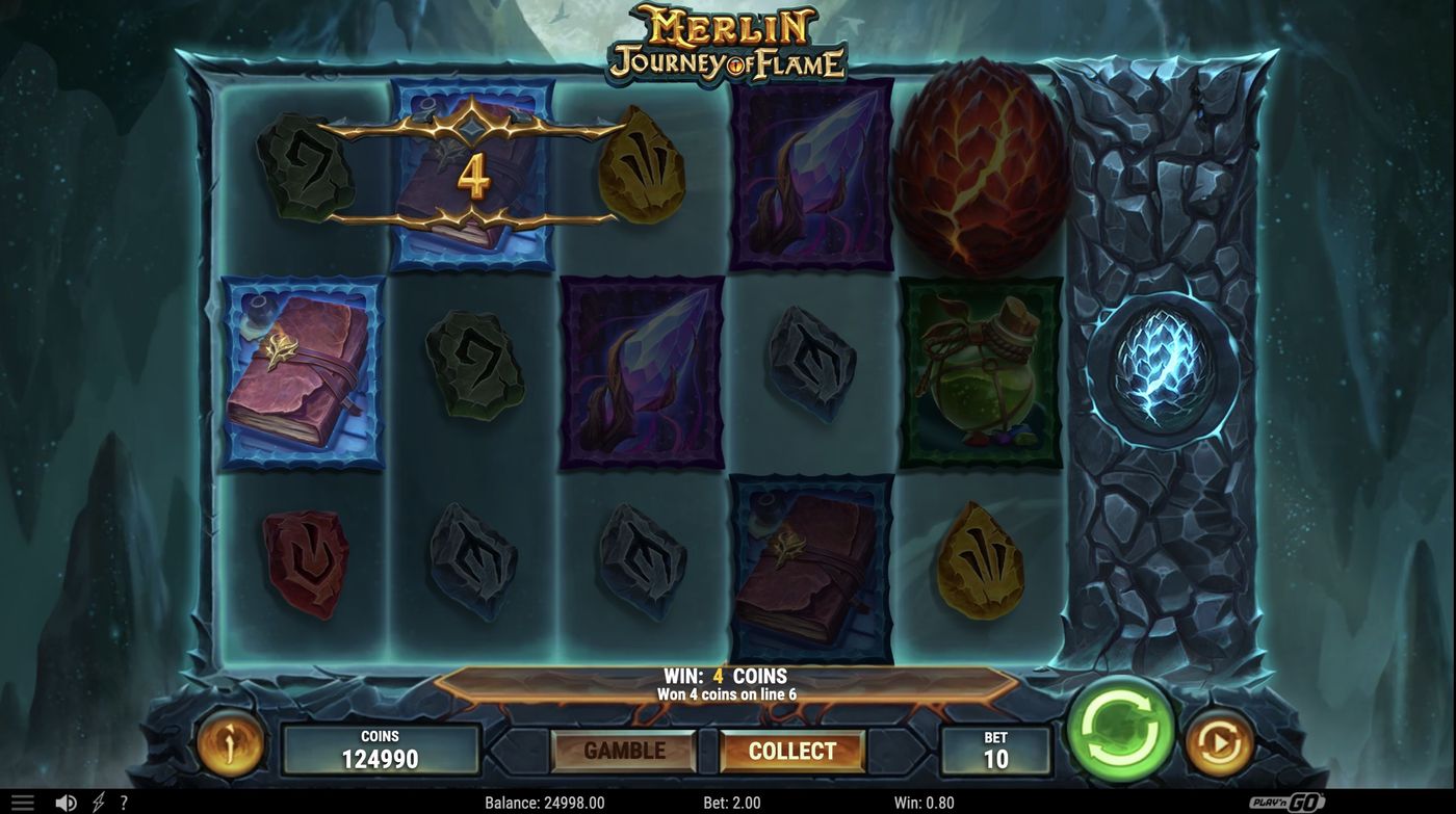 Merlin: Journey of Flame: image of winning