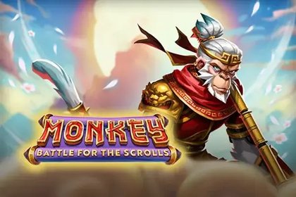 Monkey: Battle for the Scrolls Online Slot Logo