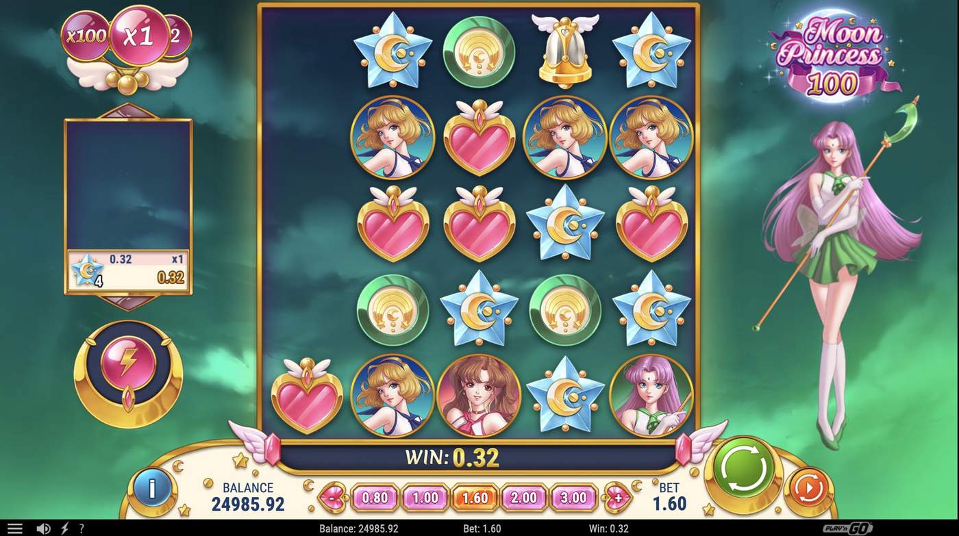 Moon Princess 100: image of winning