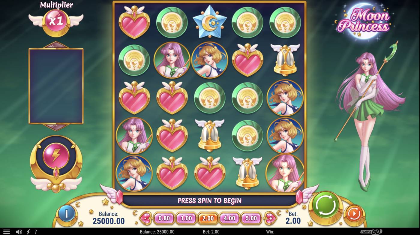 Moon Princess: image of main menu