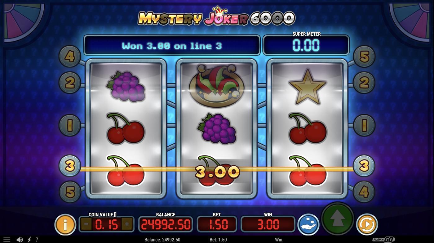 Mystery Joker 6000: image of winning