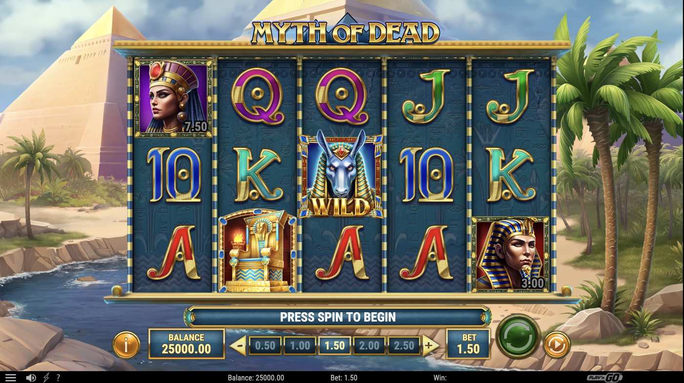 Myth of Dead: image of main menu