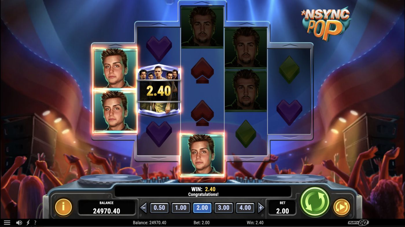 NSYNC Pop: image of winning