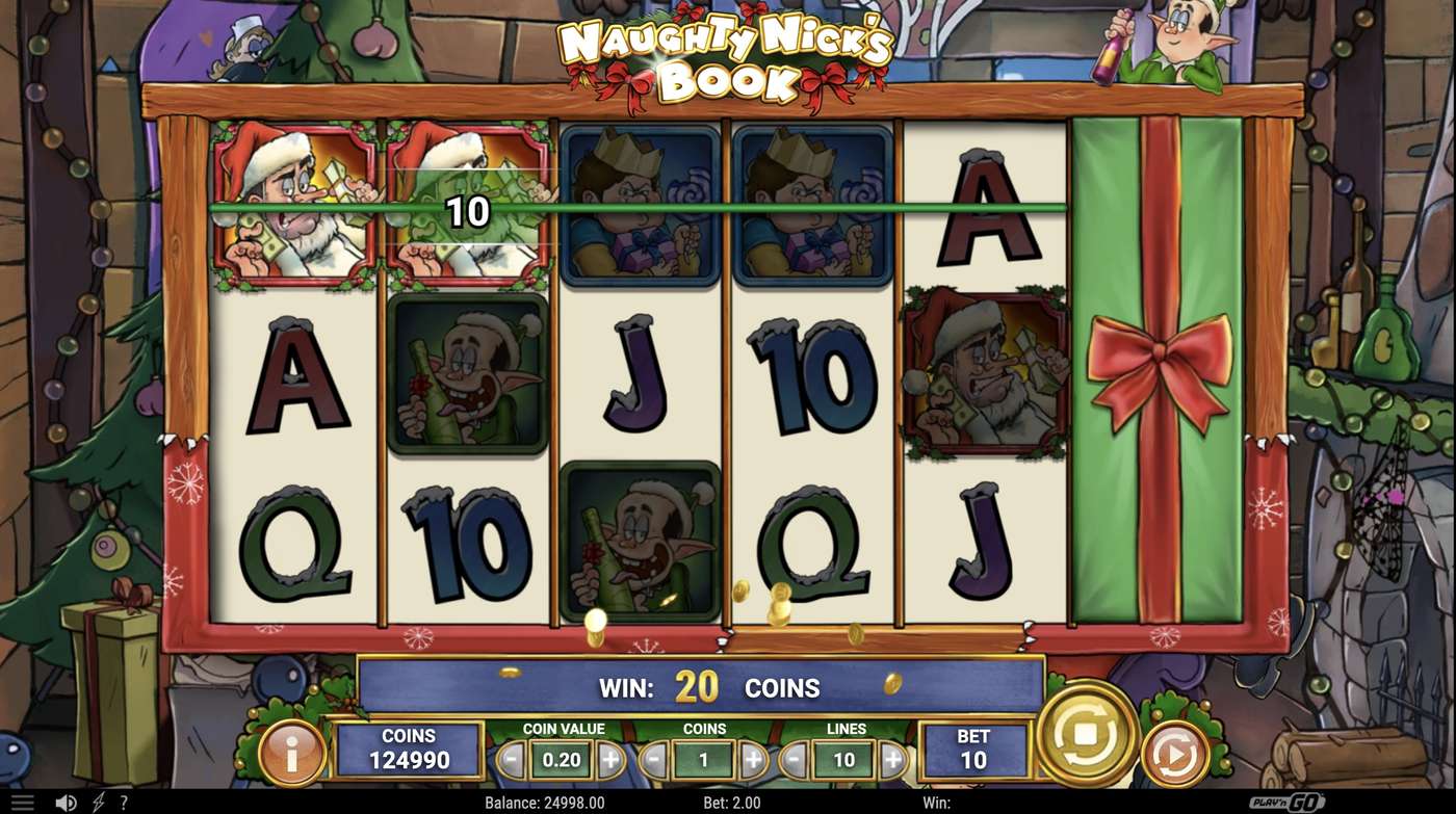 Naughty Nick's Book: image of winning