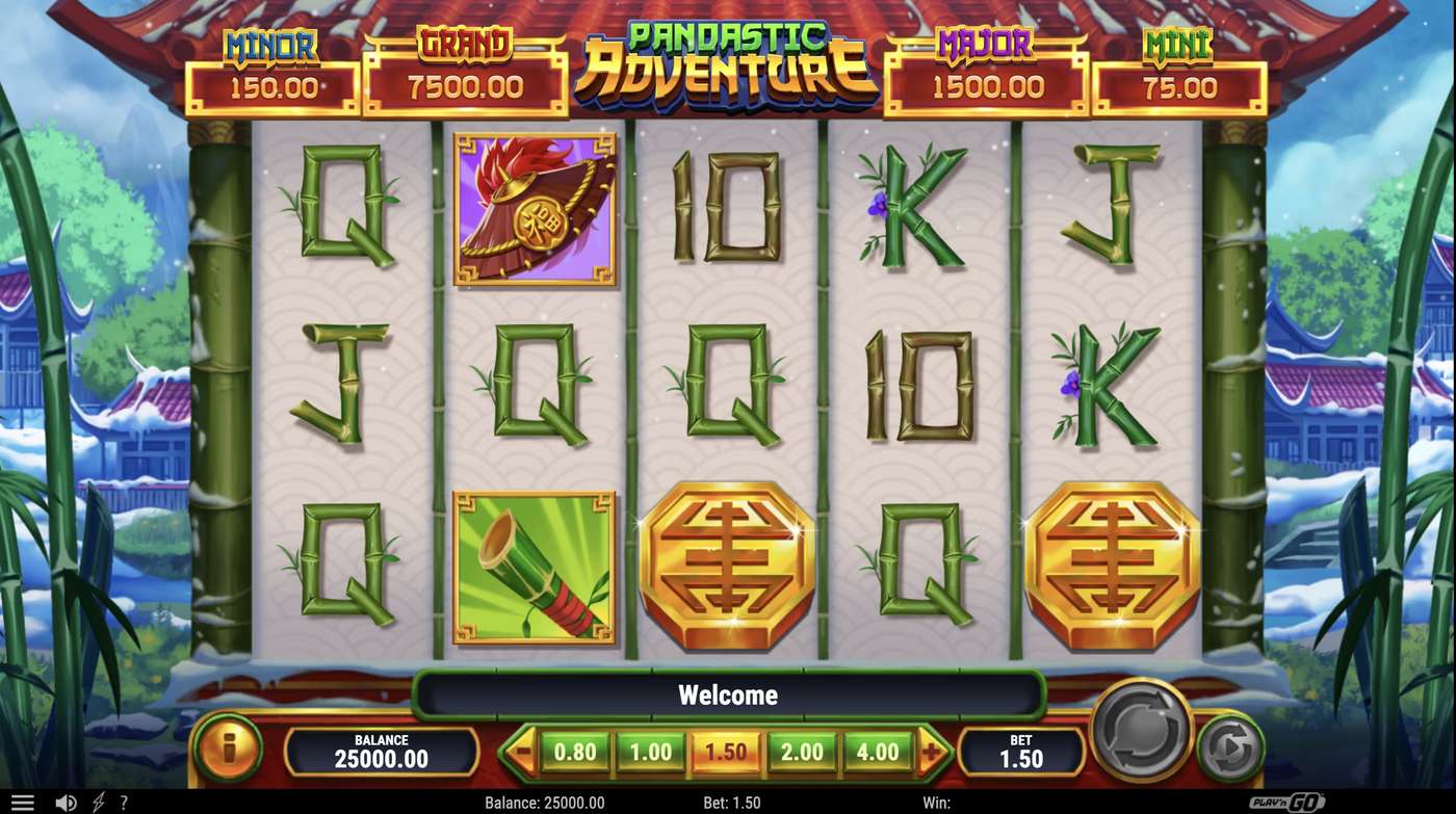 Pandastic Adventure: image of main menu