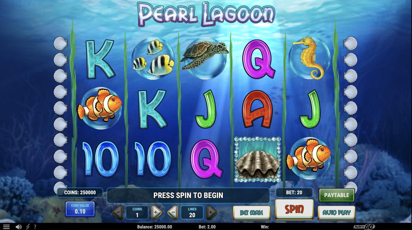 Pearl Lagoon: image of main menu