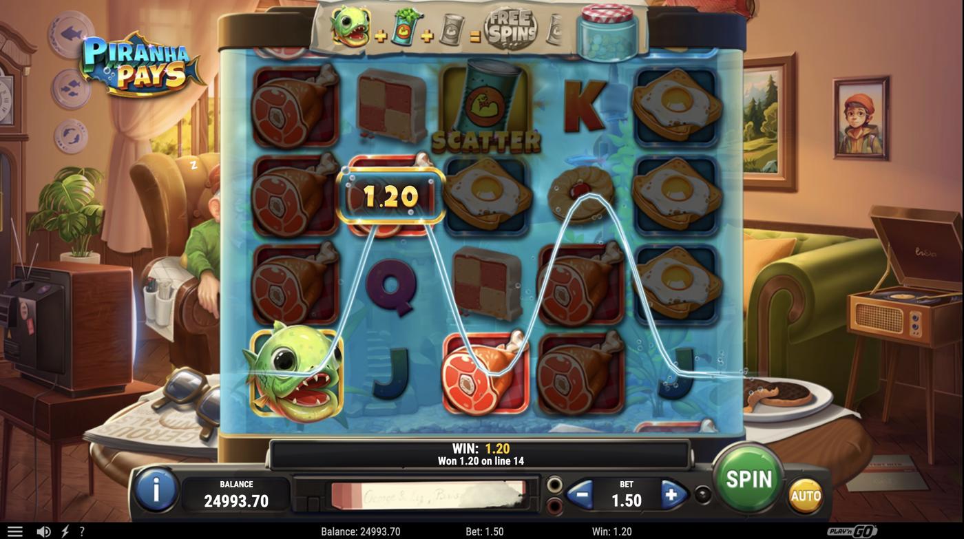 Piranha Pays: image of winning