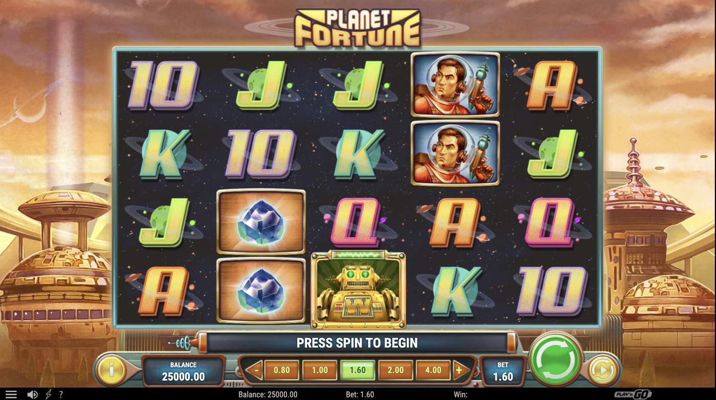Planet Fortune: image of main menu