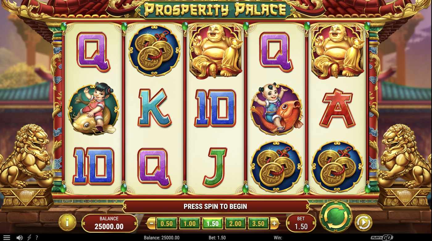 Prosperity Palace: image of main menu
