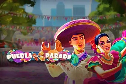 Puebla Parade Online Slot Logo