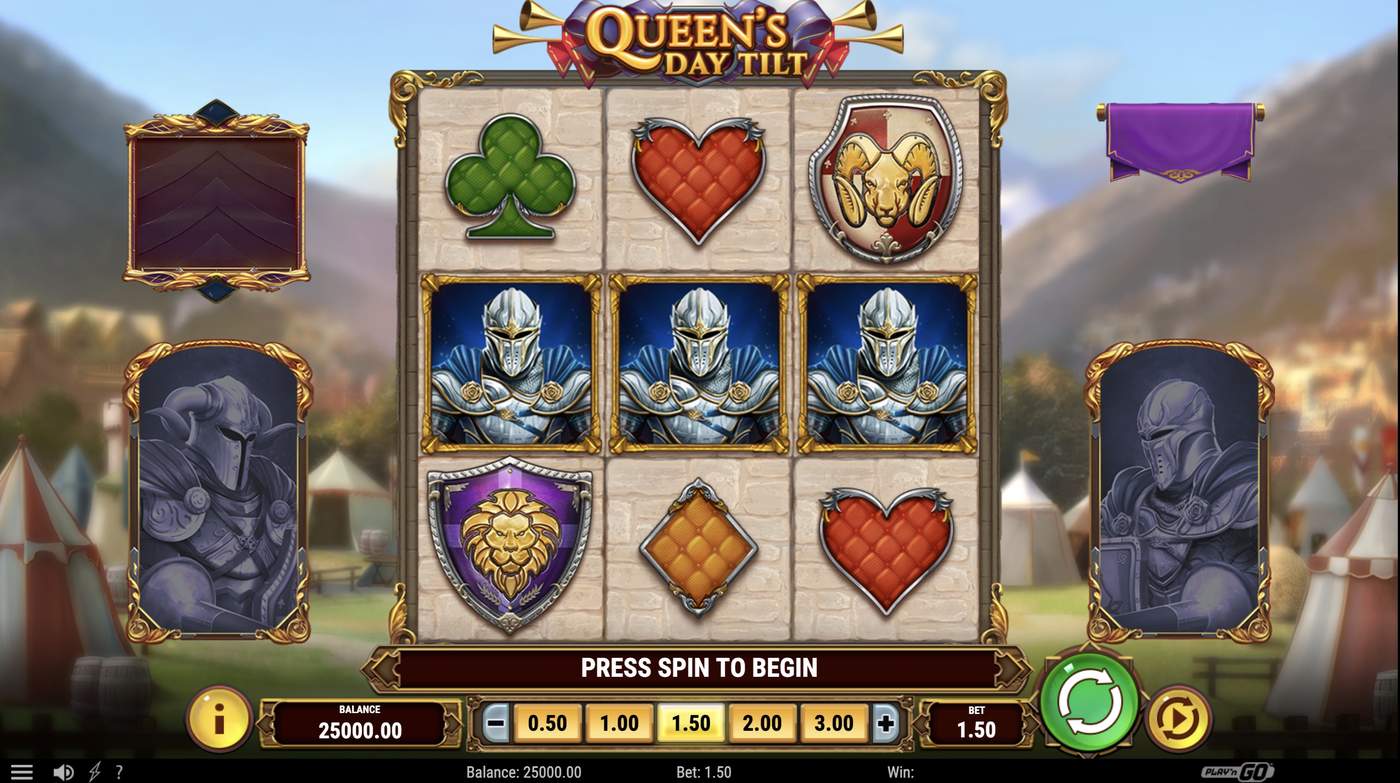 Queen's Day Tilt: image of main menu