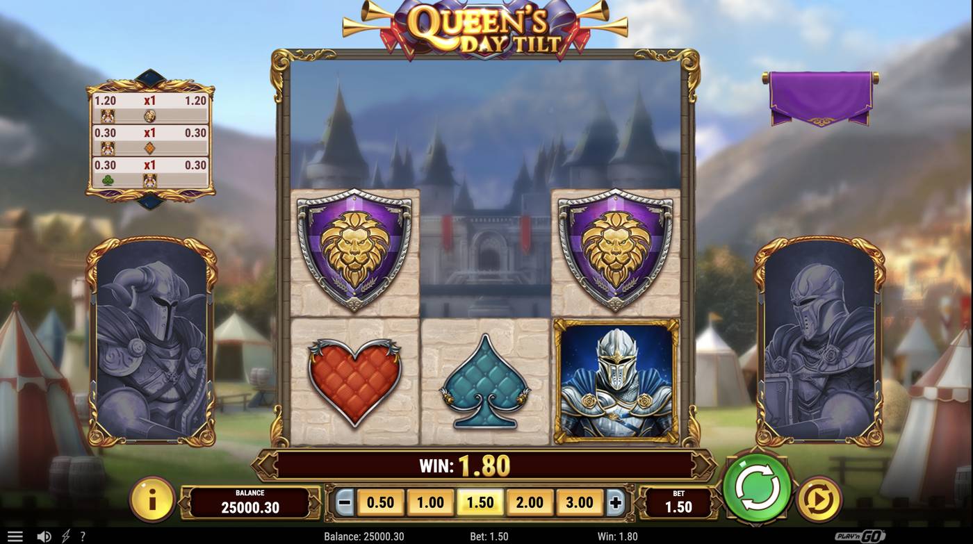 Queen's Day Tilt: image of winning